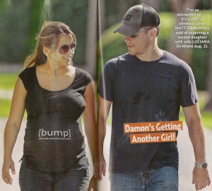 Matt Damon and Luciana